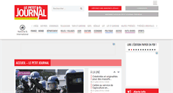 Desktop Screenshot of lepetitjournal.net
